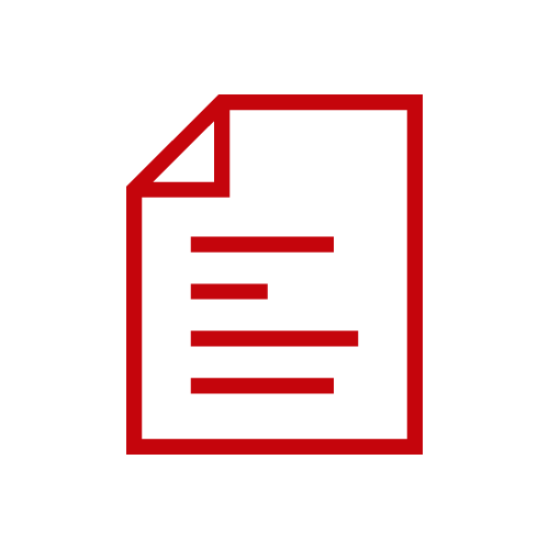 Lined piece of paper with the upper left edge folded down.